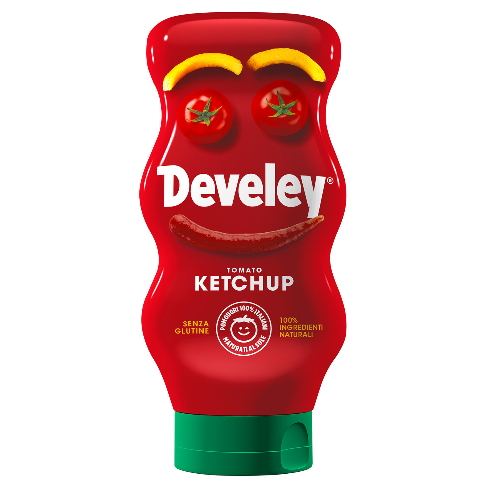 KETCHUP 410ml SQUEEZE 100% NATURALE 'DEVELEY'