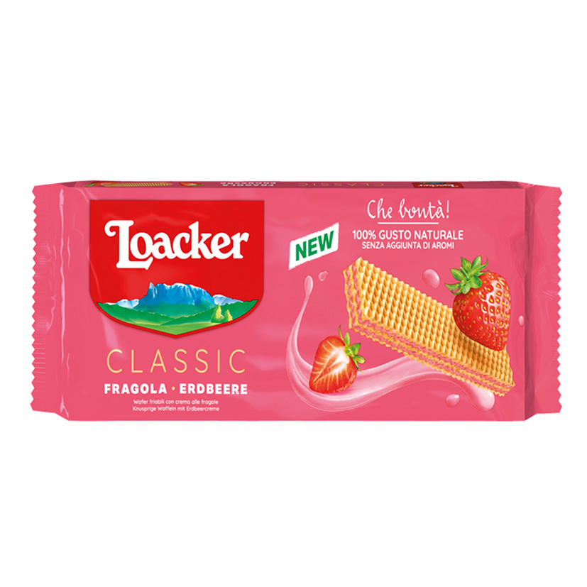 LOACKER FRAGOLA CLASSIC 45g 25 PEZZI