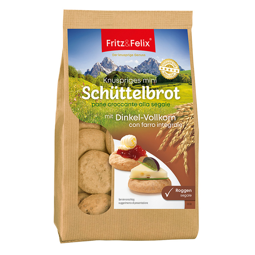 MINI SCHÜTTELBROT FARRO INTEGRALE 125g F&F