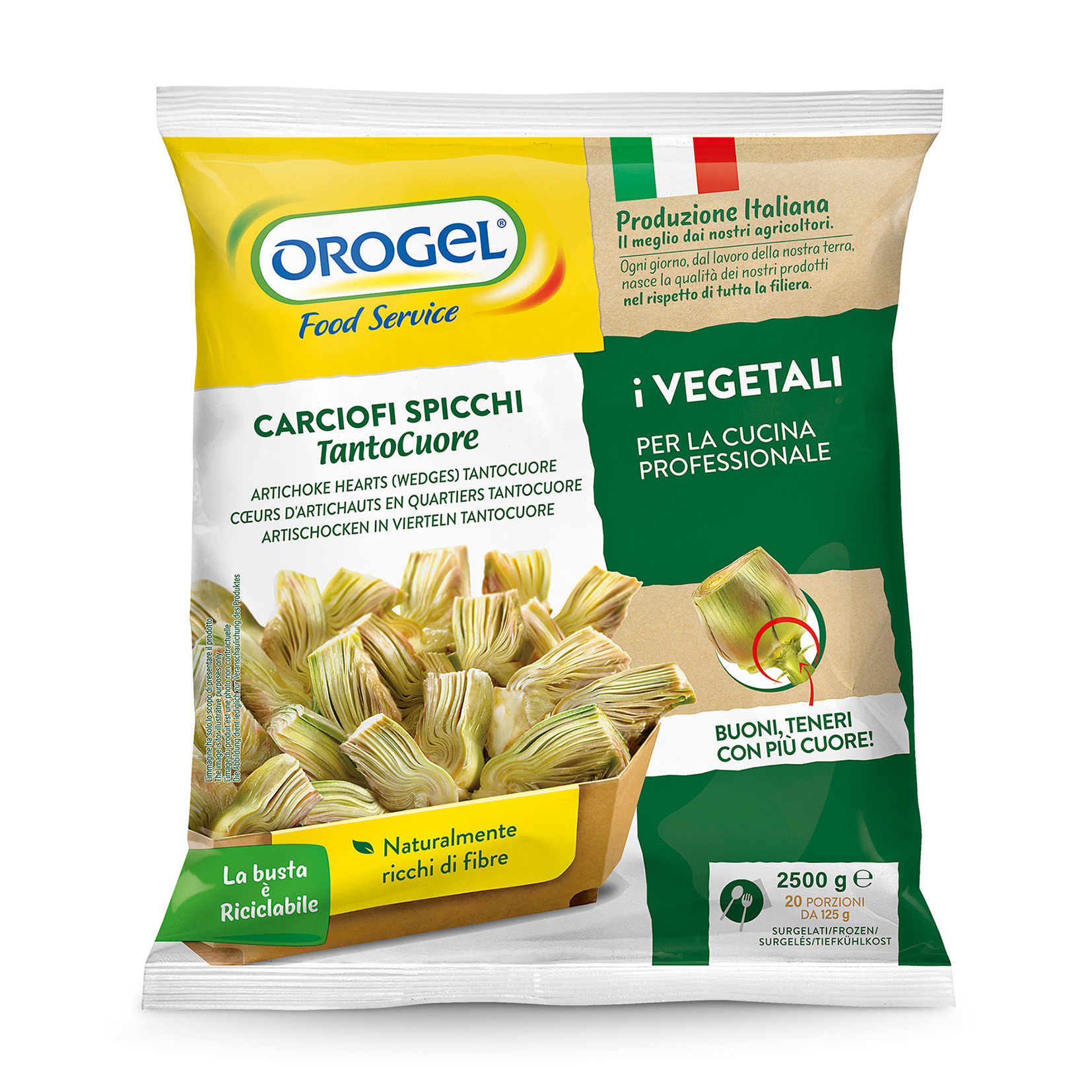CARCIOFI SPICCHI TANTOCUORE CONG. OROGEL
