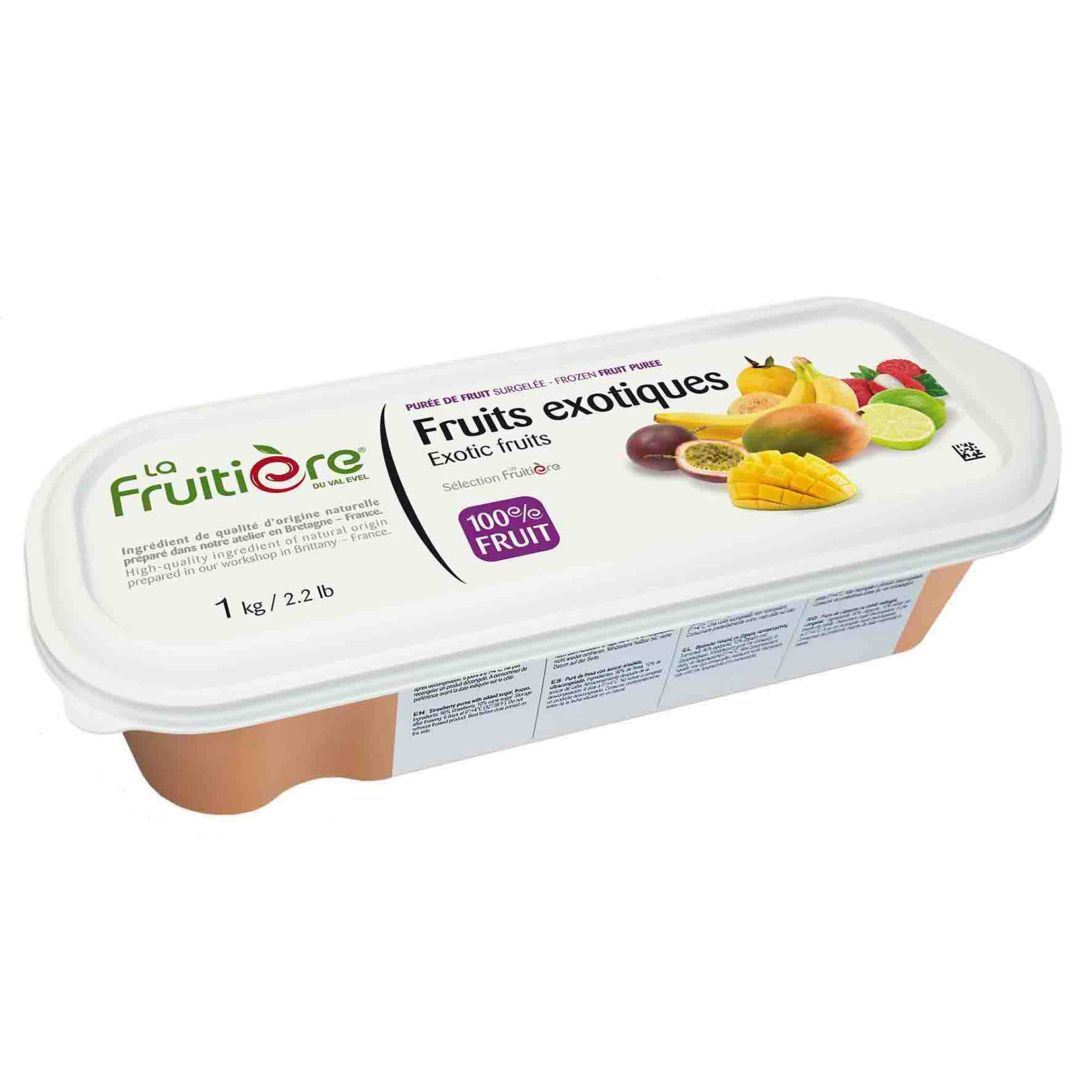 FRUCHTPÜREE EXOTISCHE FRÜCHTE 1kg GEFR. FRUITIERE
