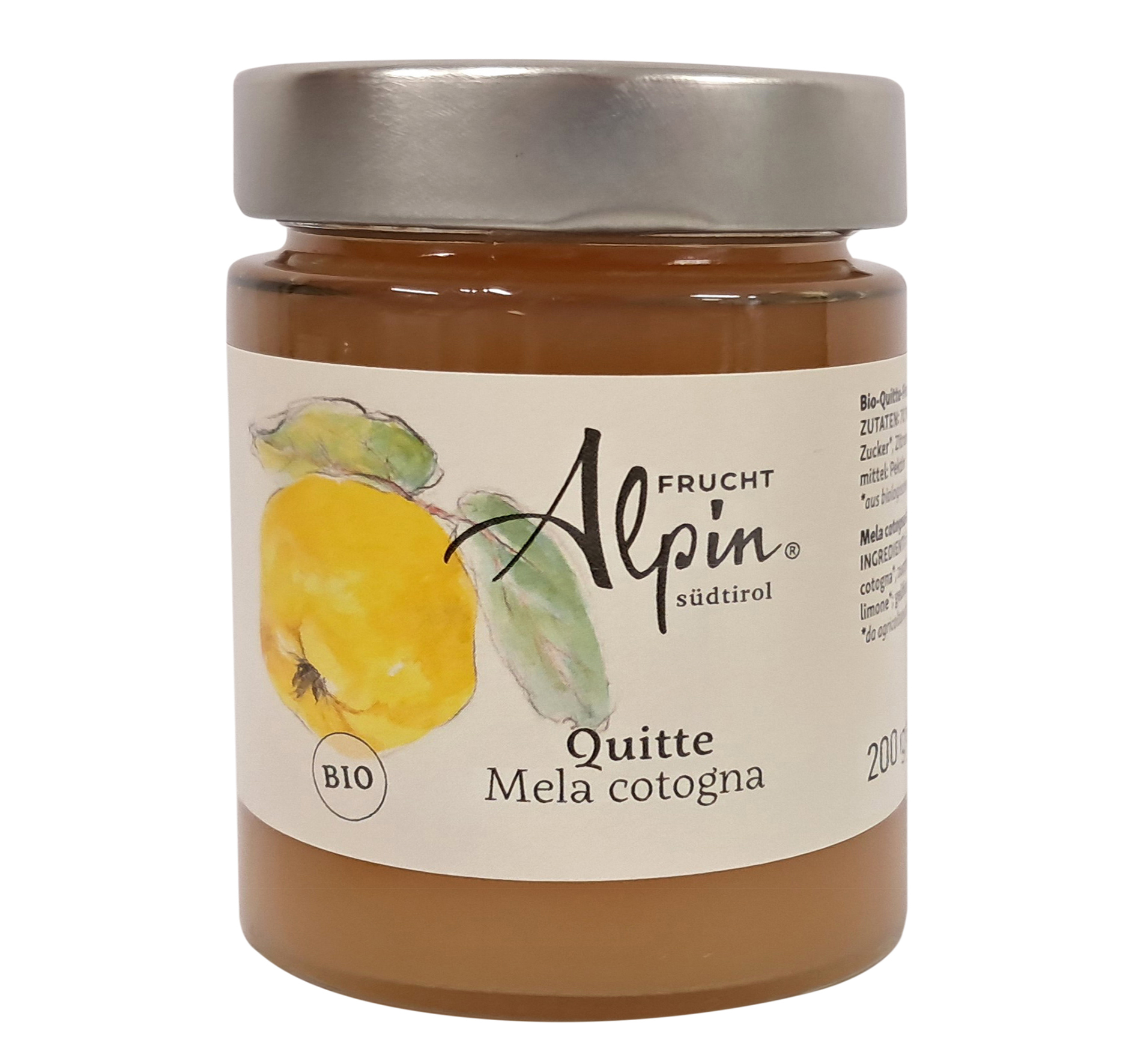 CONFETTURA MELA COTOGNA BIO* 200g FRUCHTALPIN