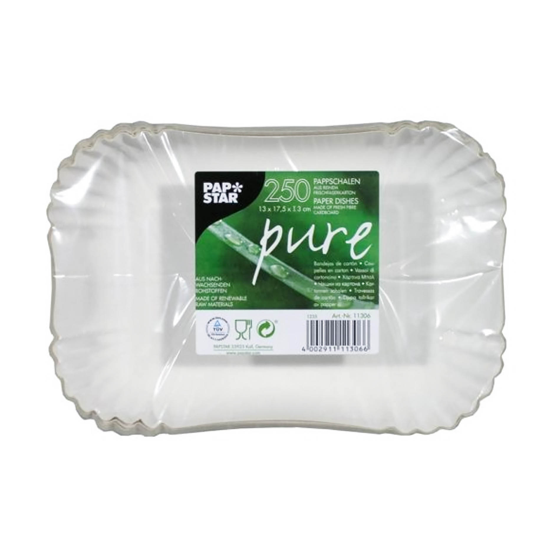 PIATTI PATATE FRITTE 17,5x13,3cm 250PZ