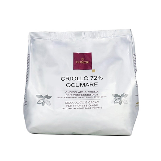 KUVERTÜRE DUNKEL CRIOLLO OCUMARE 72% 1kg DOMORI