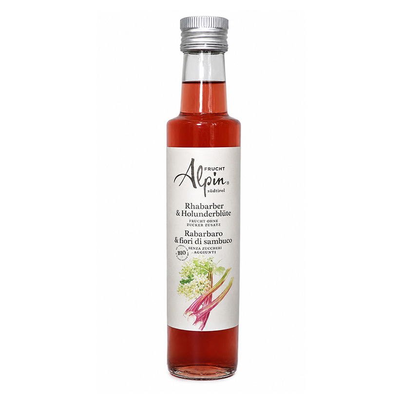 SCIROPPO RABARBARO SAMBUCO BIO* 250ml FRUCHTALPIN