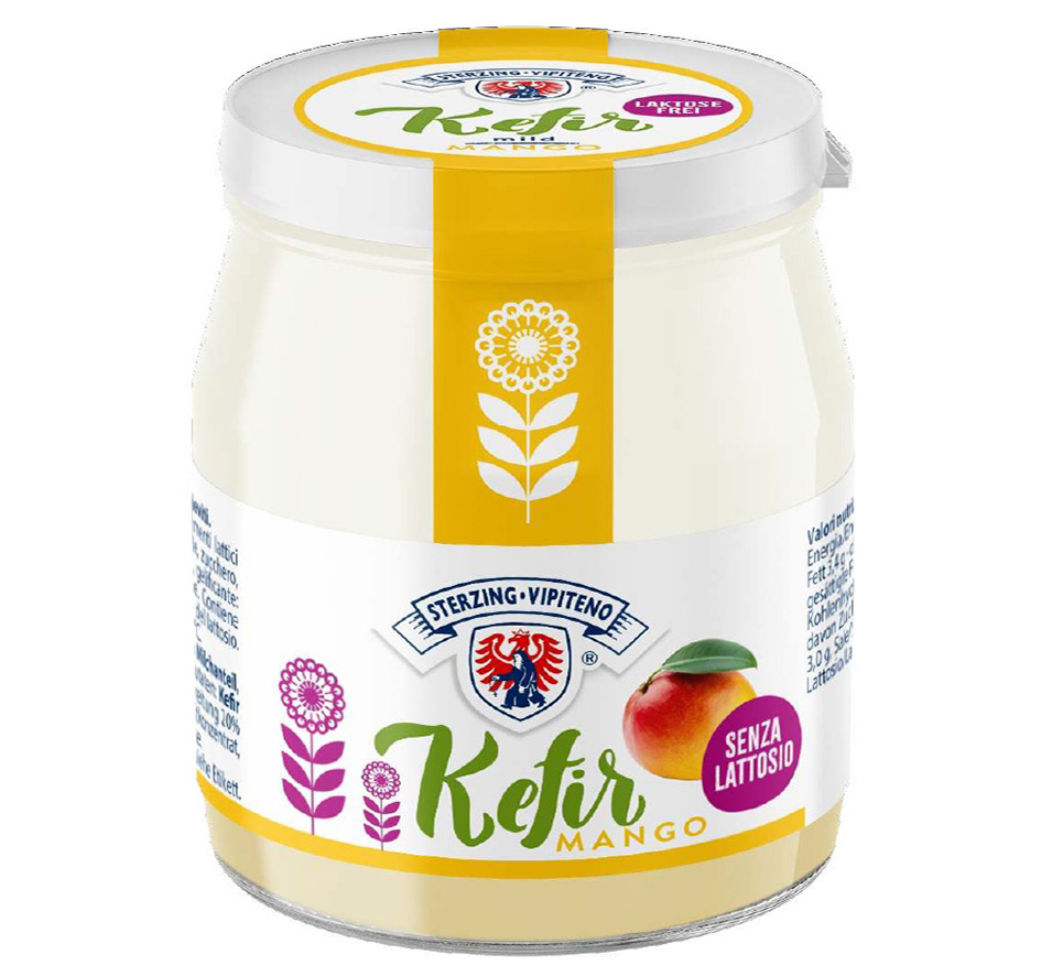 KEFIR MANGO SENZA LATTOSIO 150g VETRO 'STERZINGER'