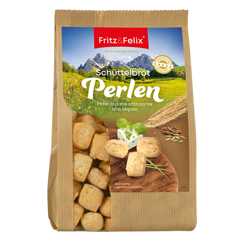 PERLE DI SCHÜTTELBROT ALLA SEGALE 125g 'F&F'