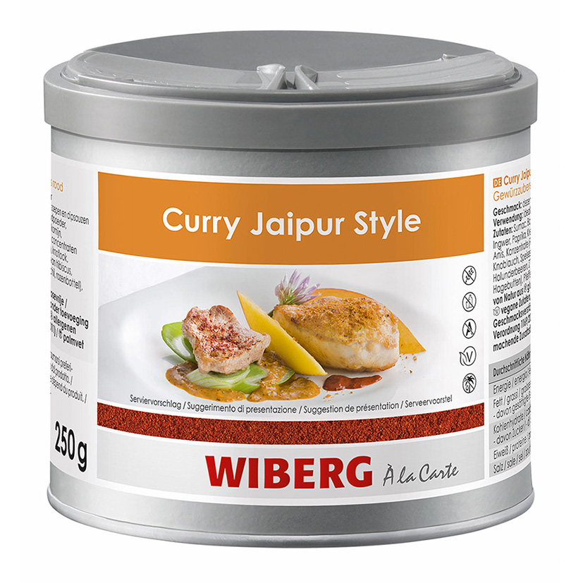 CURRY JAIPUR ROT KRÄFTIG 250g 'WIBERG'
