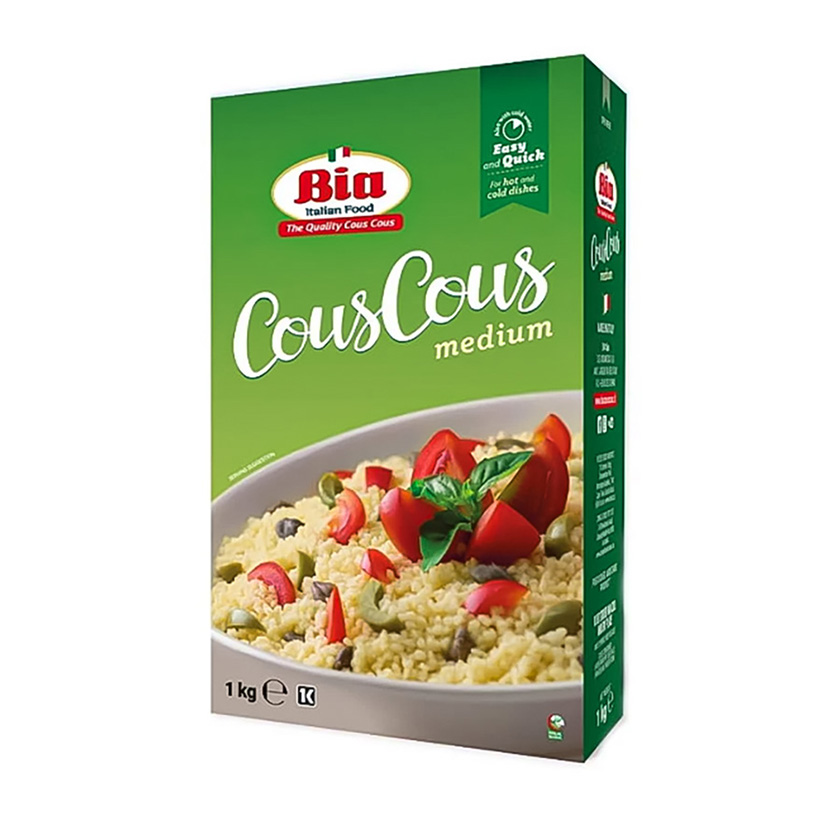 COUS COUS MEDIO PRECOTTO 1kg 'BIA'
