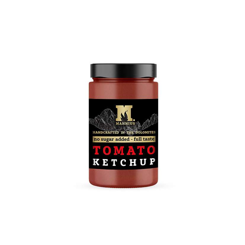 NO SUGAR ADDED TOMATO DIP KETCHUP 250g MANNIUS
