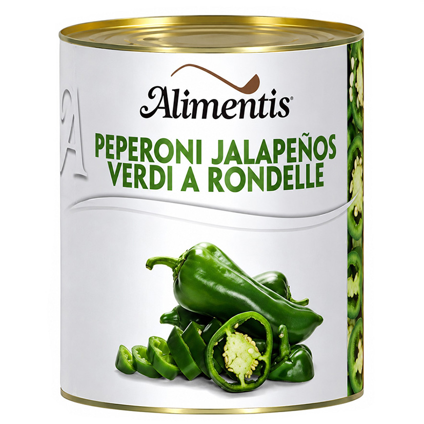 JALAPENOS A FETTE 780g 'ALIMENTIS'