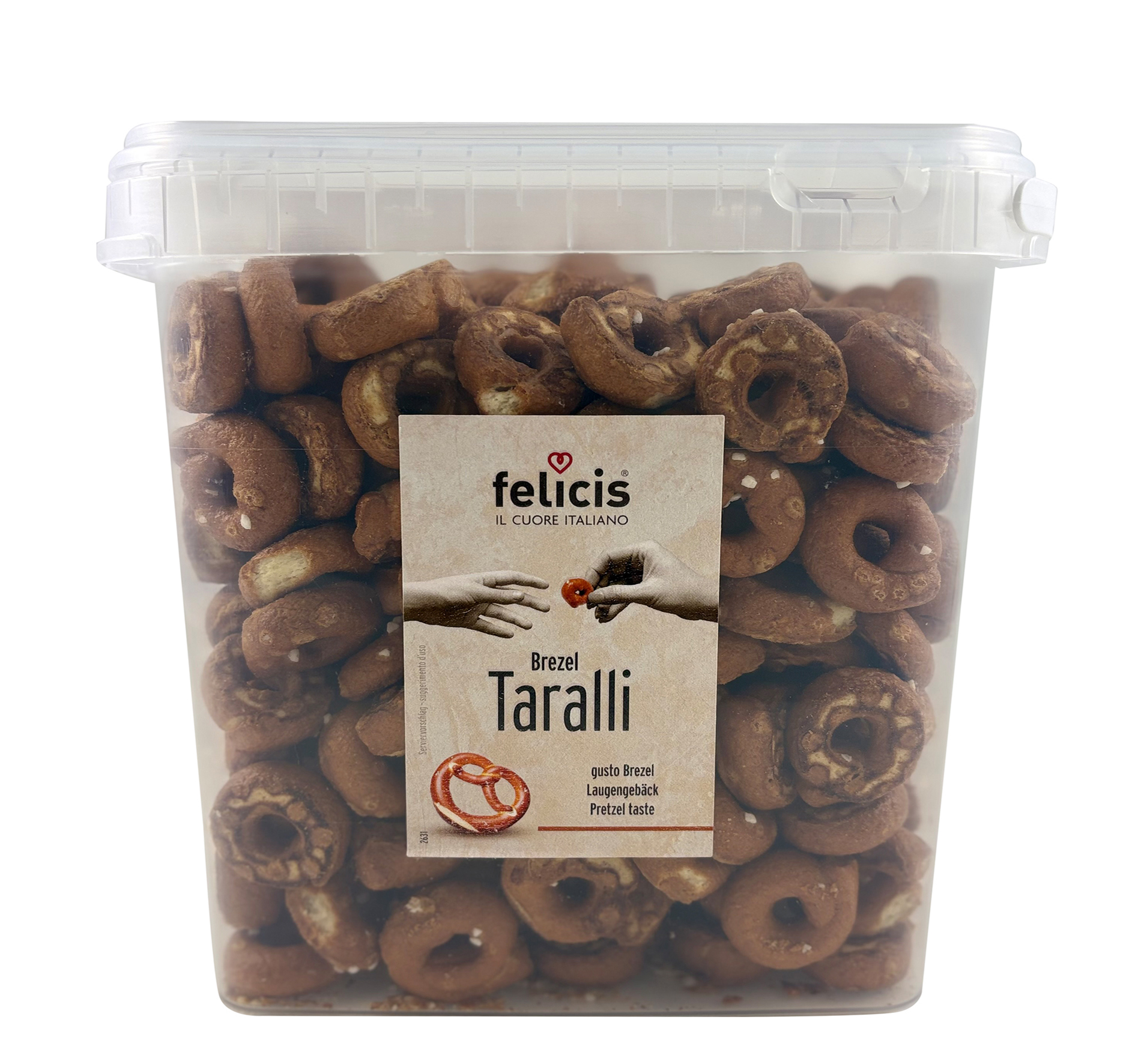 TARALLI DI BREZEL SALATI 2kg 'F&F'