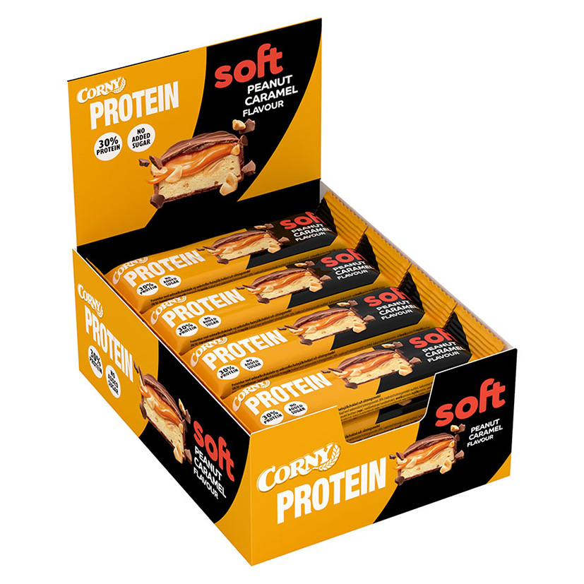 PROTEINRIEGEL WEICH ERNUSS KARAMELL 50g x12 'CORNY