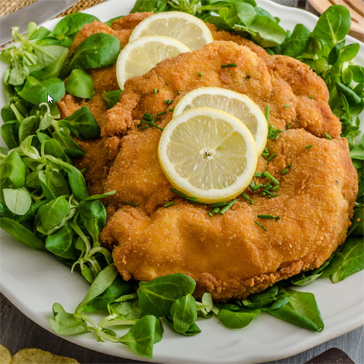 BACKHENDL AUSGELÖST VORGEGART GEFR. STRITZINGER