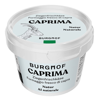 CAPRIMA FORM. CAPRINO NATURALE BIO* 180g 'BURGHOF'