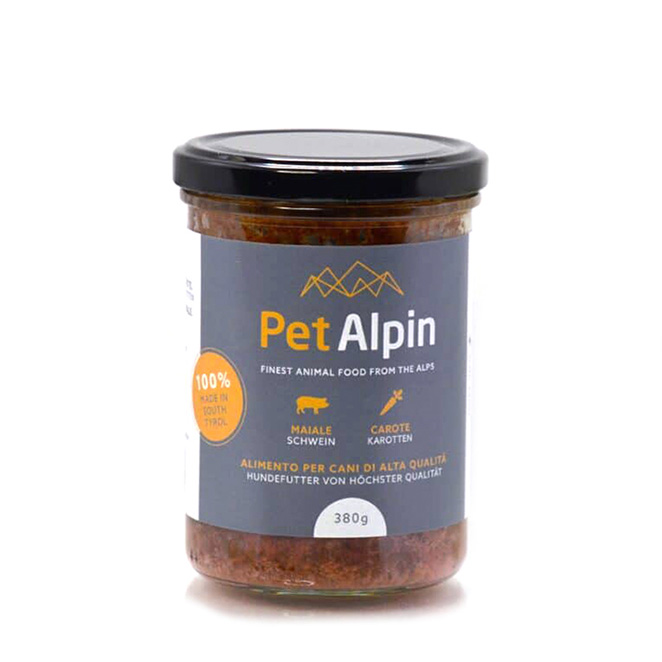 HUNDEFUTTER SCHWEIN-KAROTTE 380g 'PETALPIN'