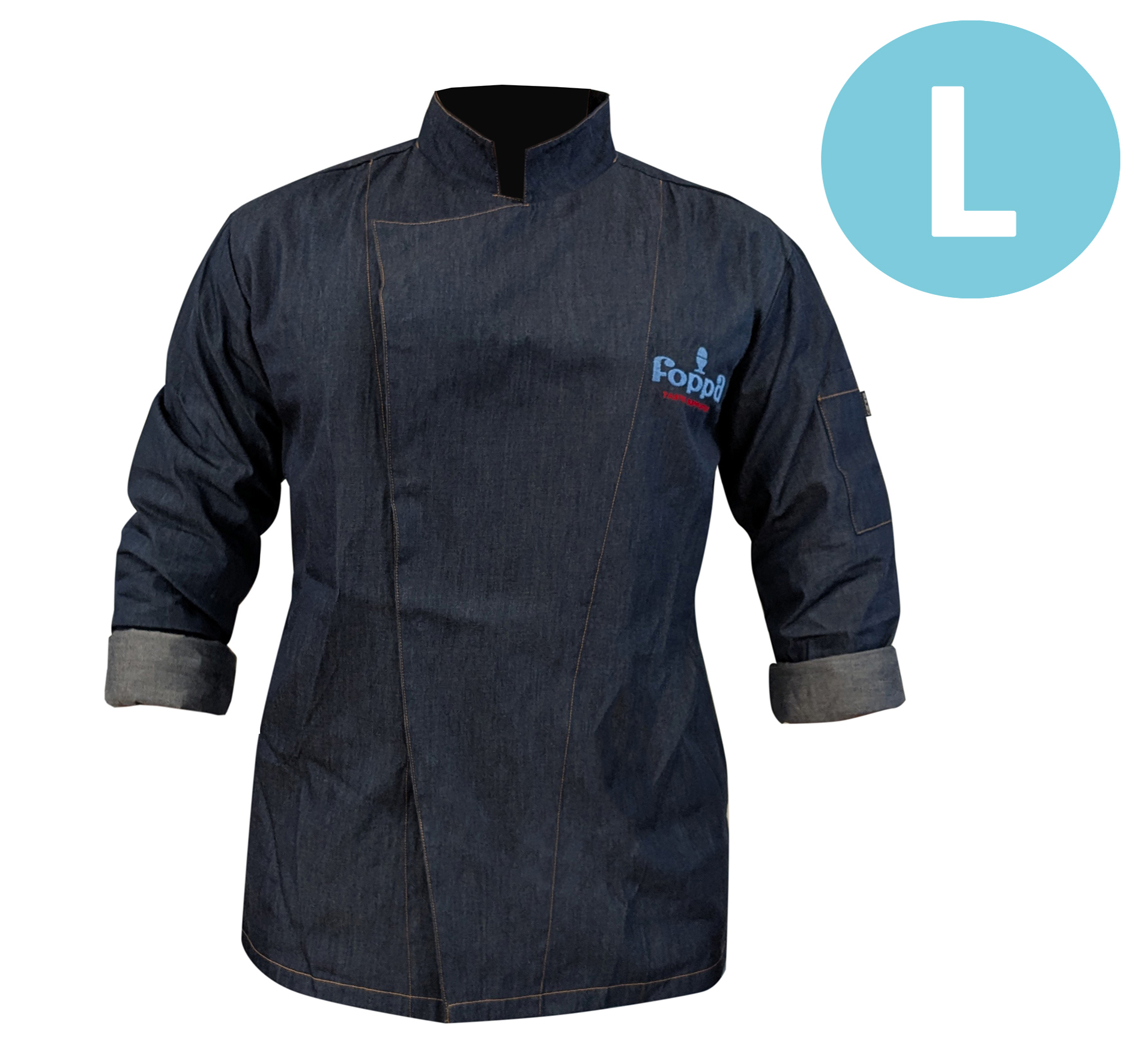KOCHJACKE FOPPA BLAU L