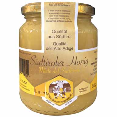 BLÜTENHONIG CREMIG AUS SÜDTIROL 500g