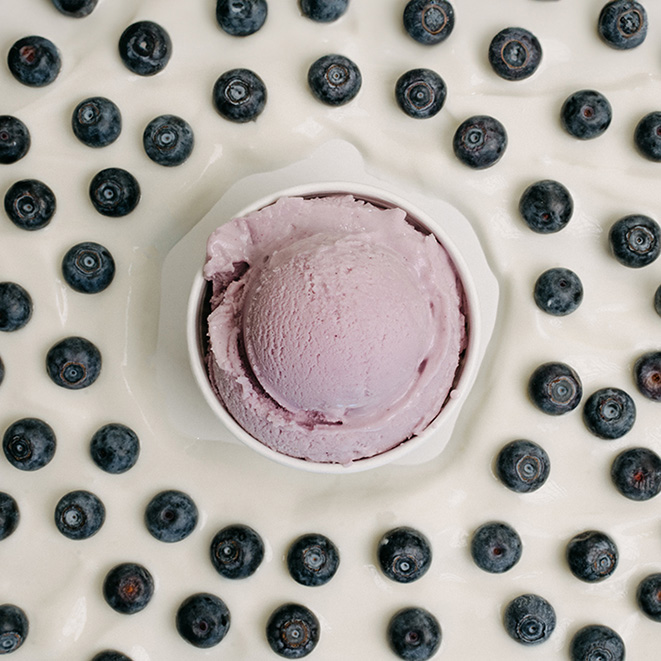 HIESIG EIS 2x2,2l JOGHURT HEIDELBEERE GEFR.