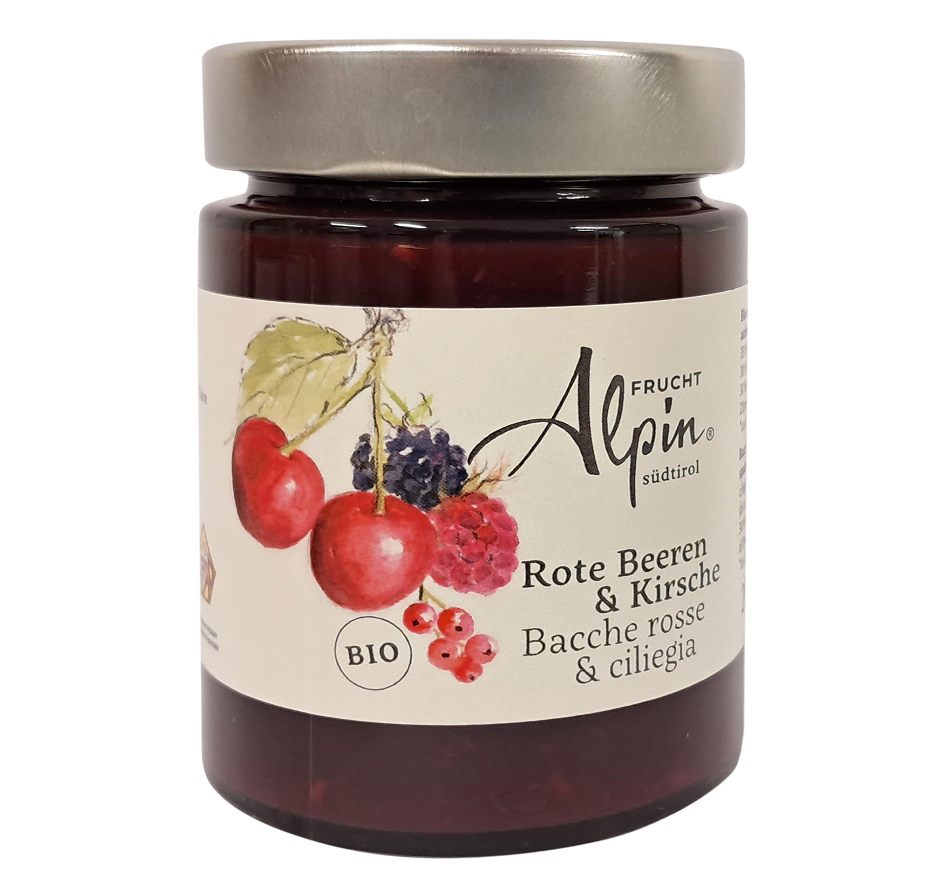 KONFITÜRE KIRSCHE/ROTE BEERE BIO* 200g FRUCHTALPIN