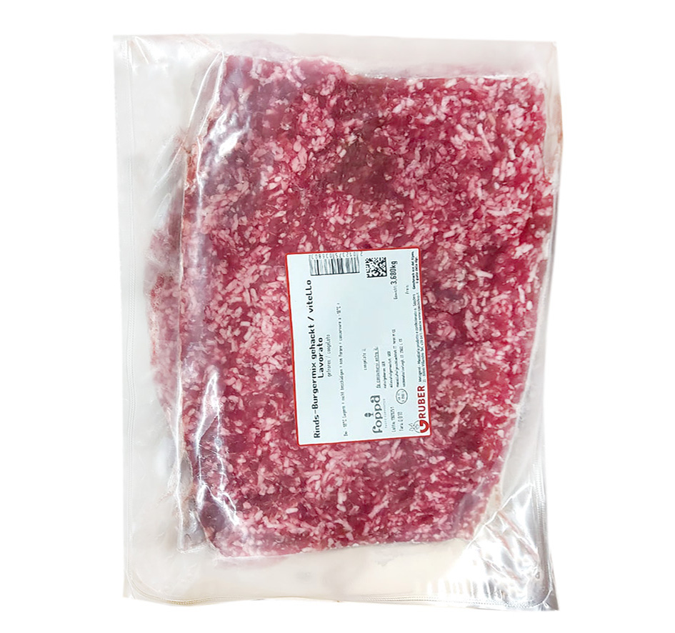 MANZO CARNE PREPARATO PER RAGU 2,5kg CONG: