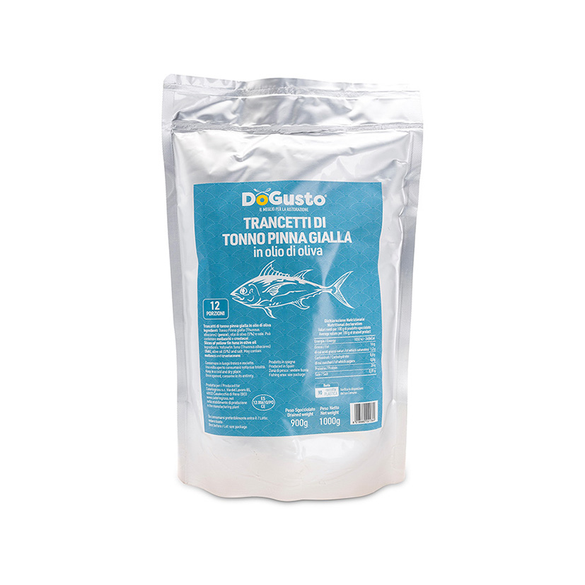 THUNFISCH YELLOWFIN TRANCETTI OLIVENÖL 1kg DoGusto