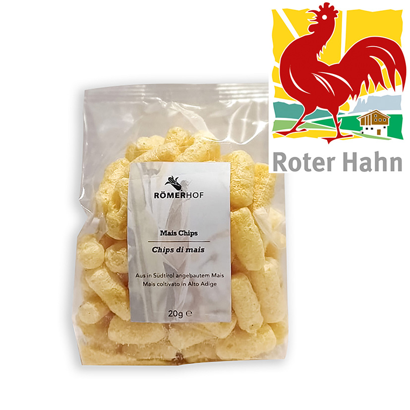 CHIPS DI FARINA DI MAIS INTEGRALE 20g RÖMERHOF