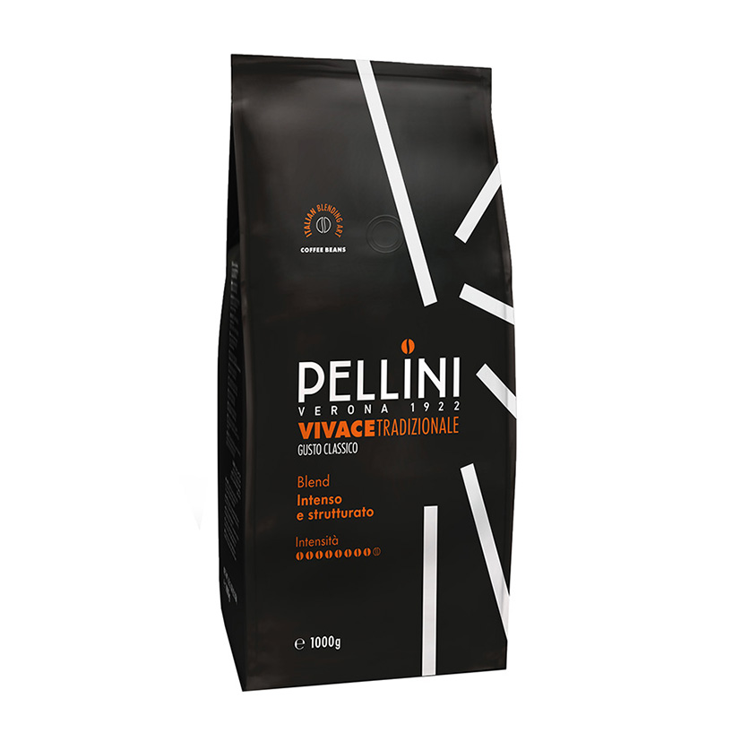 KAFFEE GANZE BOHNEN VIVACE 1kg   PELLINI