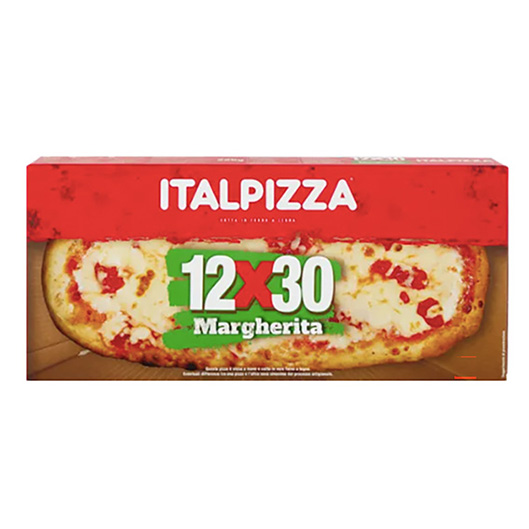 PIZZA LINGUA MARGHERITA 12x30 225g CONG. ITALPIZZA