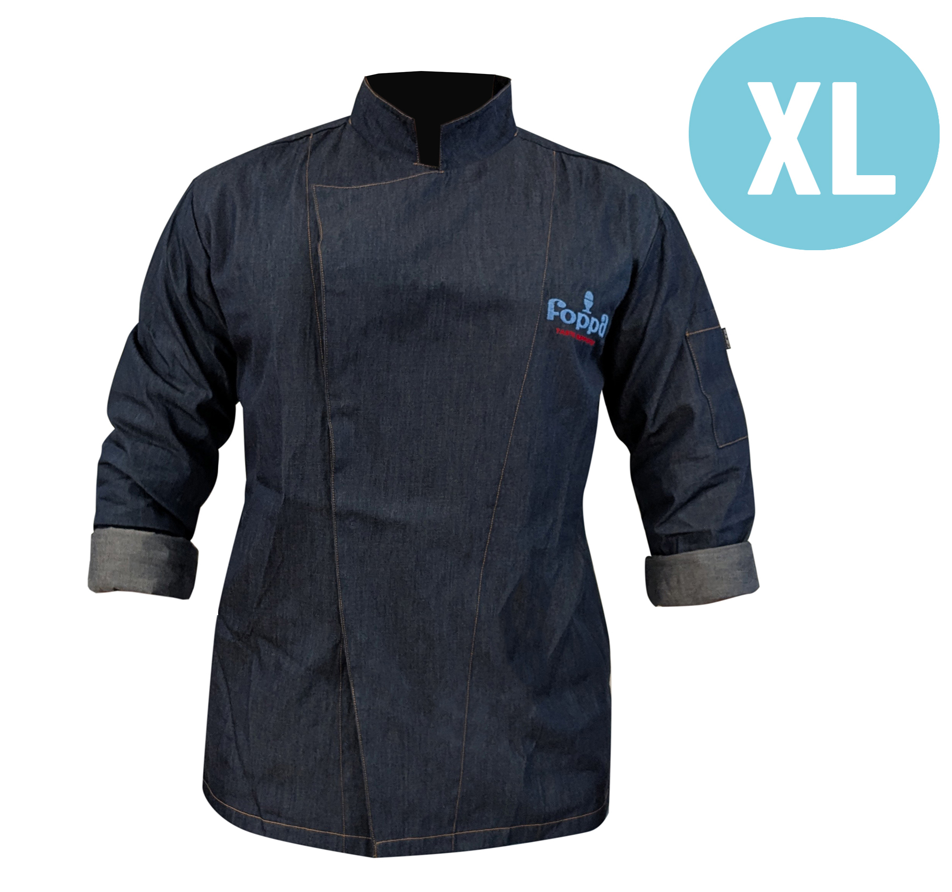 KOCHJACKE FOPPA BLAU XL