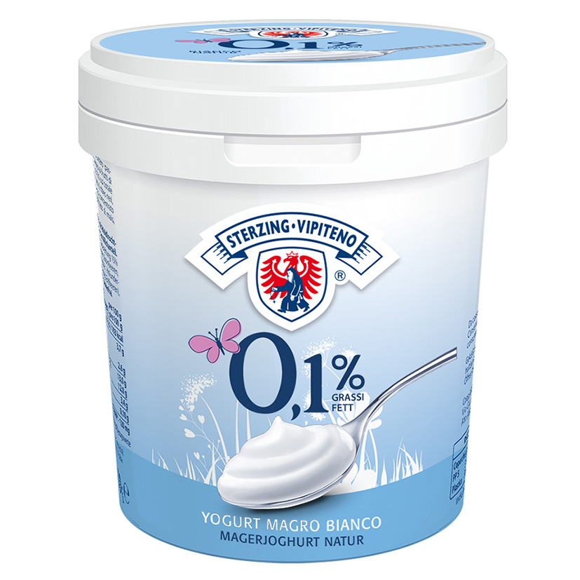 JOGHURT MAGER NATUR 0,1% 1kg 'STERZINGER'