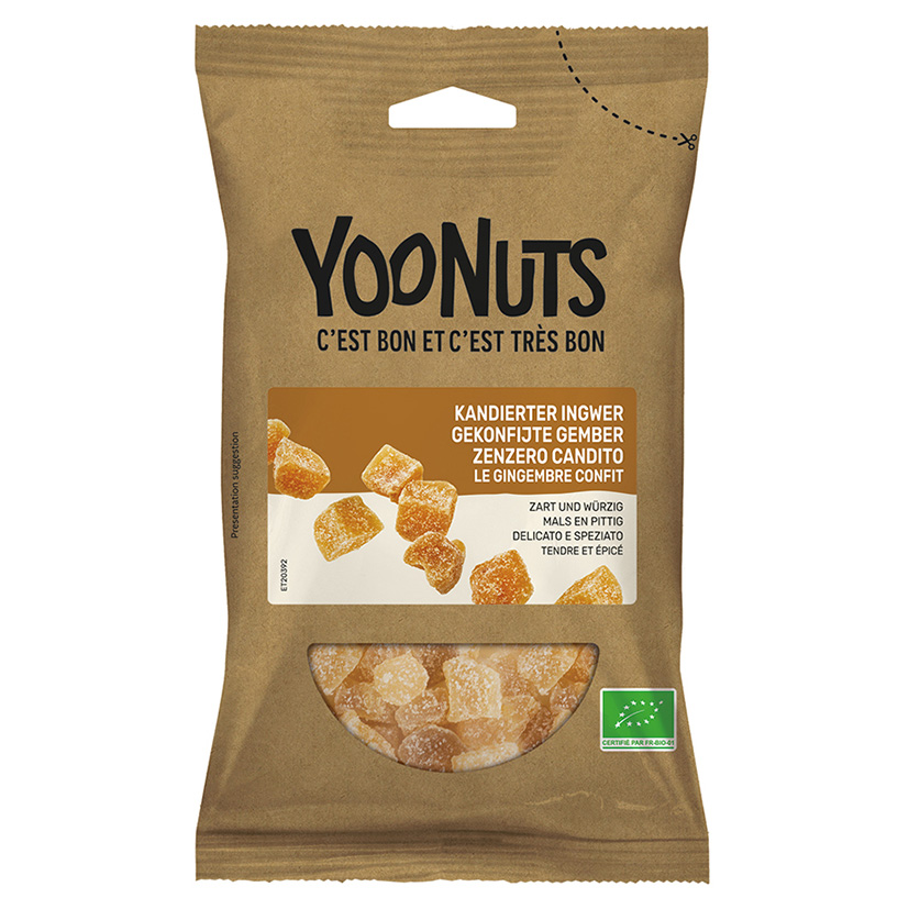 ZENZERO CANDITO BIO* 100g 'YOONUTS'