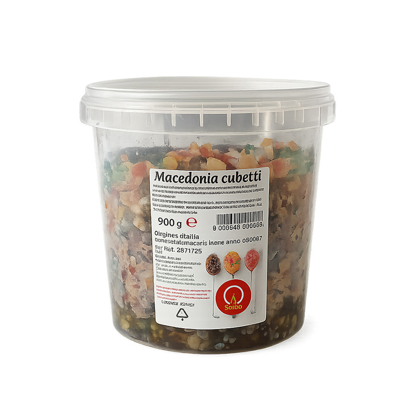 FRUTTA CANDITA CUBETTI 900g     PAVONE