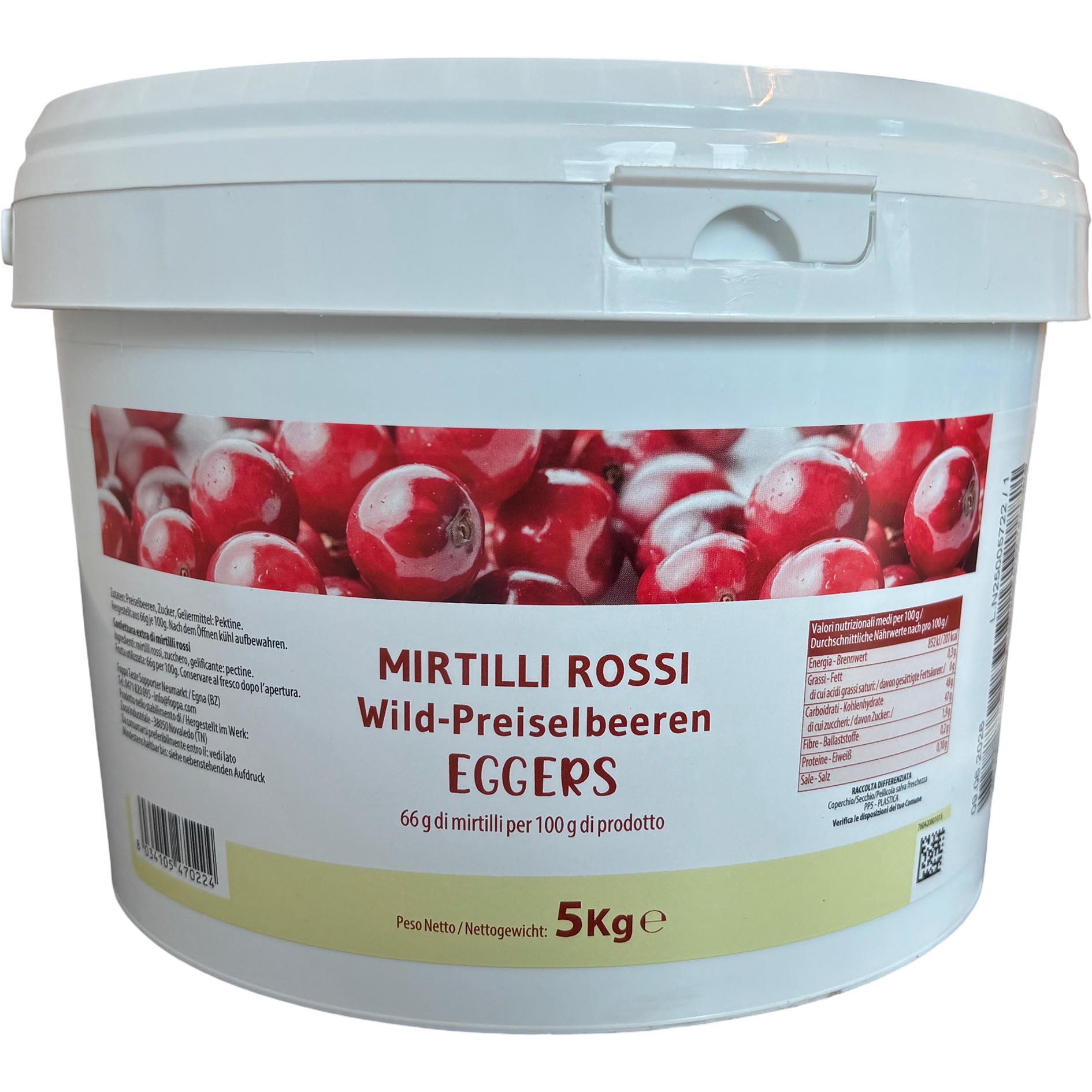 PREISELBEEREN 5kg 66% 'EGGER'S'