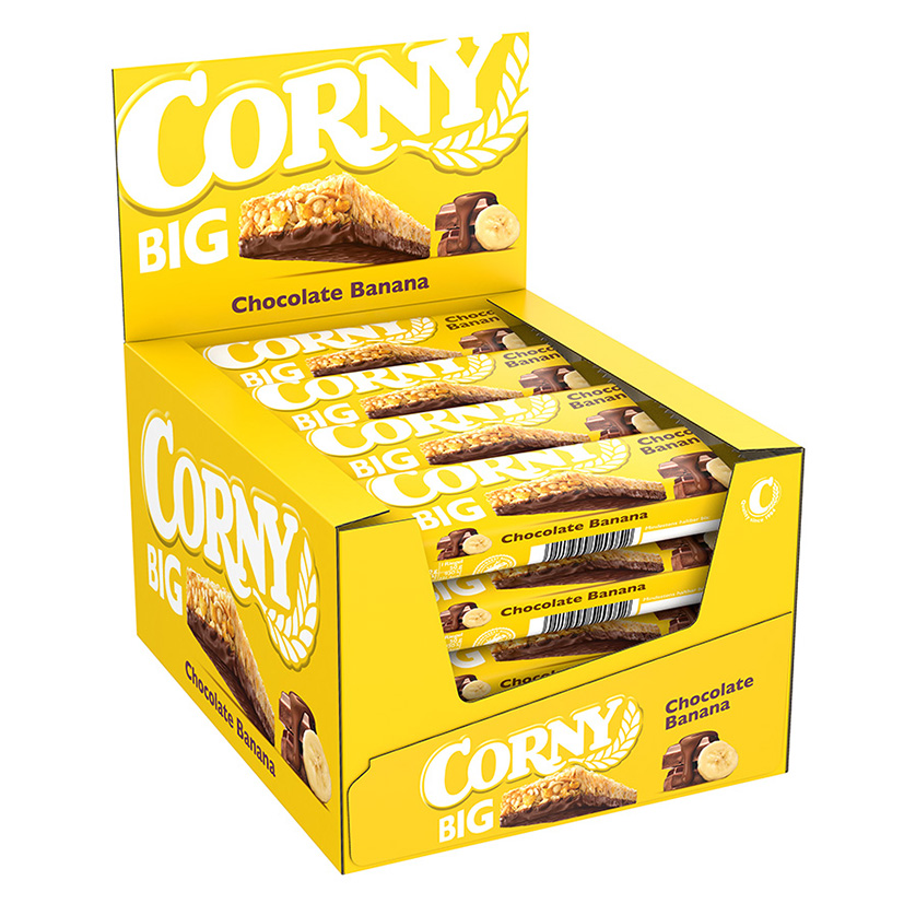 MÜSLI-RIEGEL SCHOKOLADE BANANE 50g x24 CORNY