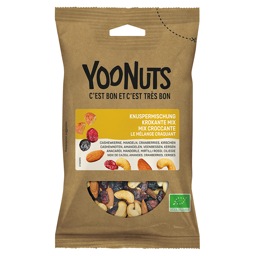 CRUNCHY MIX BIO* 100g 'YOONUTS'