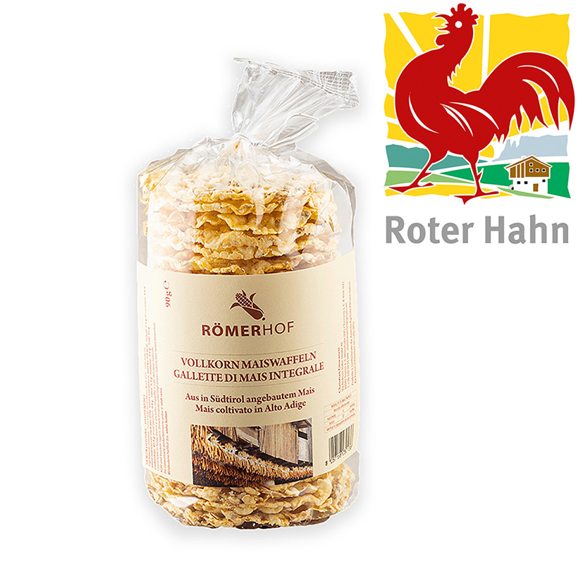 GALLETTE DI FARINA DI MAIS INTEGRALE 90g RÖMERHOF