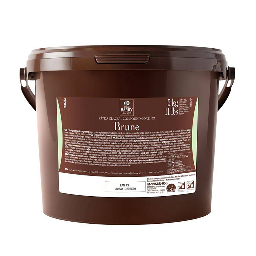 FETTGLASUR BRUNE PATE A GLACER 5kg BARRY