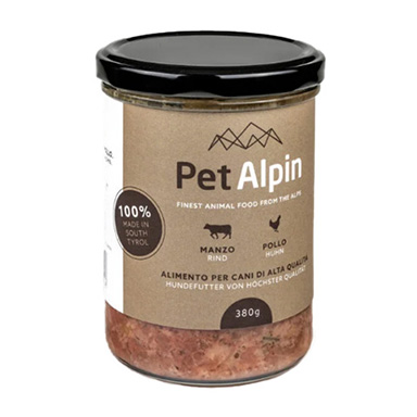 HUNDEFUTTER RIND-HUHN 380g 'PETALPIN'