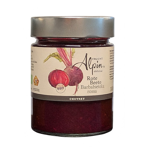 CHUTNEY BARBABIETOLA ROSSA BIO* 300g FRUCHTALPIN