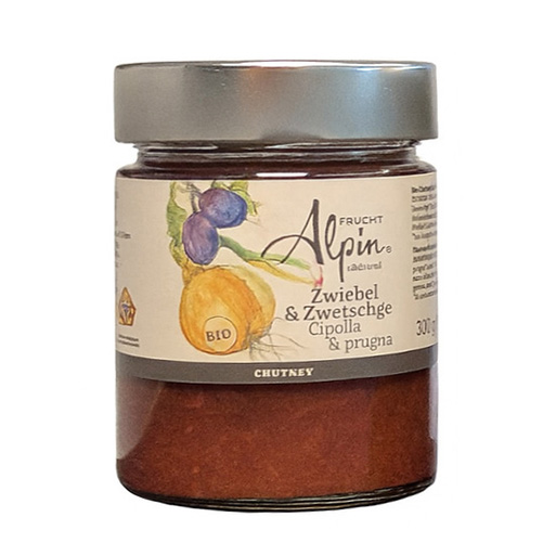 CHUTNEY PRUGNA CIPOLLA BIO* 300g FRUCHTALPIN