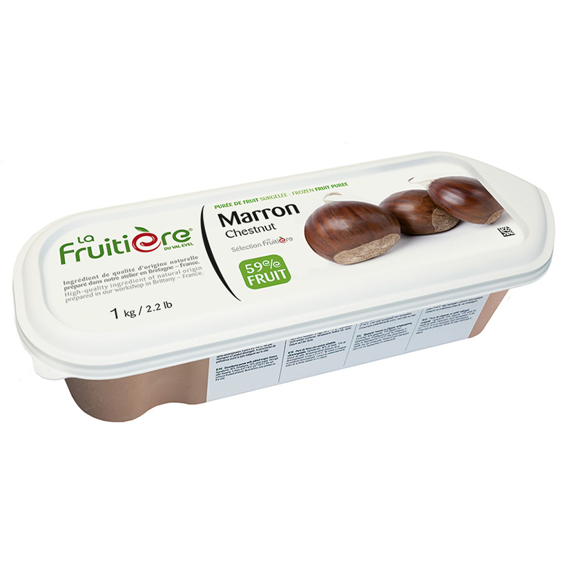 FRUCHTPÜREE KASTANIE 1kg GEFR. FRUITIERE