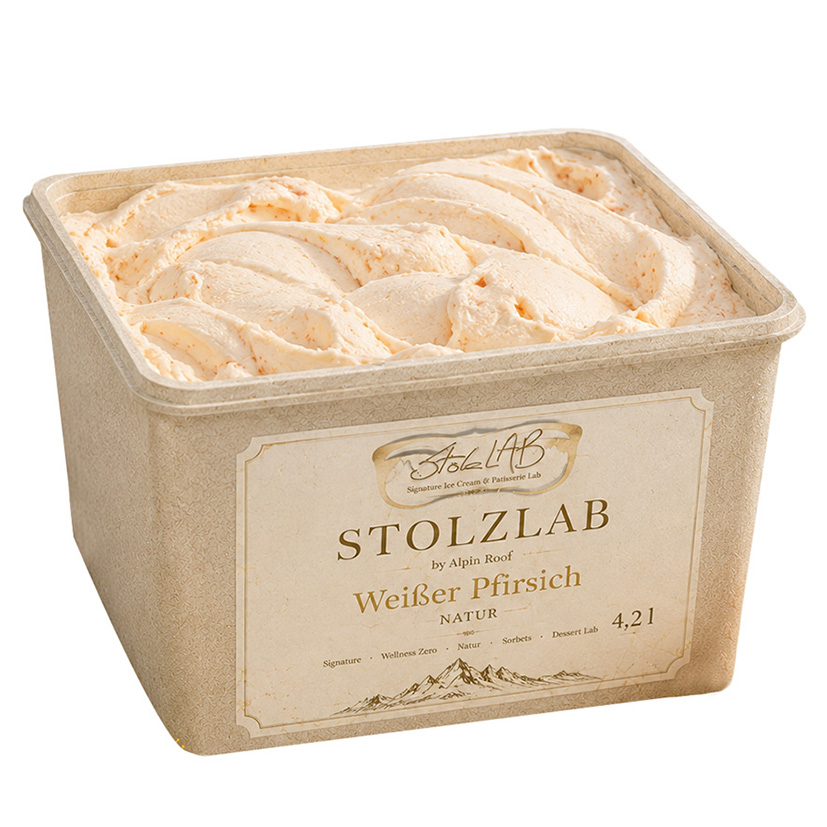 GELATO/SORBETTO STOLZ 4,2l PESCA BIANCA CONG.