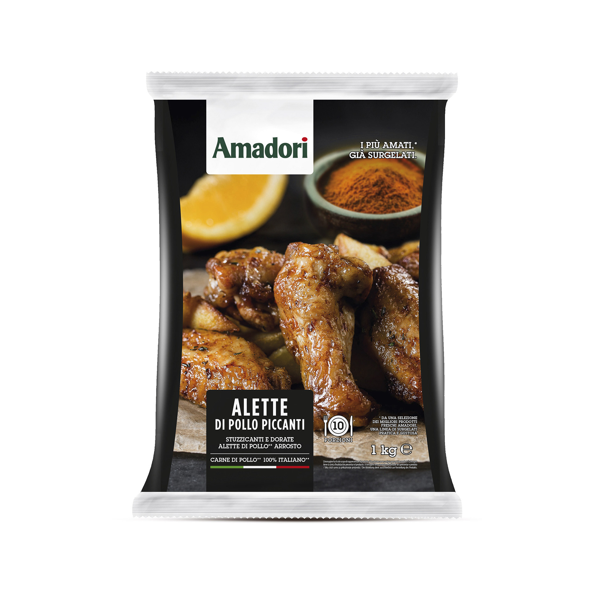 HÜHNERFLÜGEL GEBRATEN 1kg GEFR. AMADORI