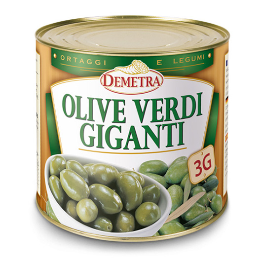 OLIVE VERDI GIGANTI NATURALE 3/1 DEMETRA