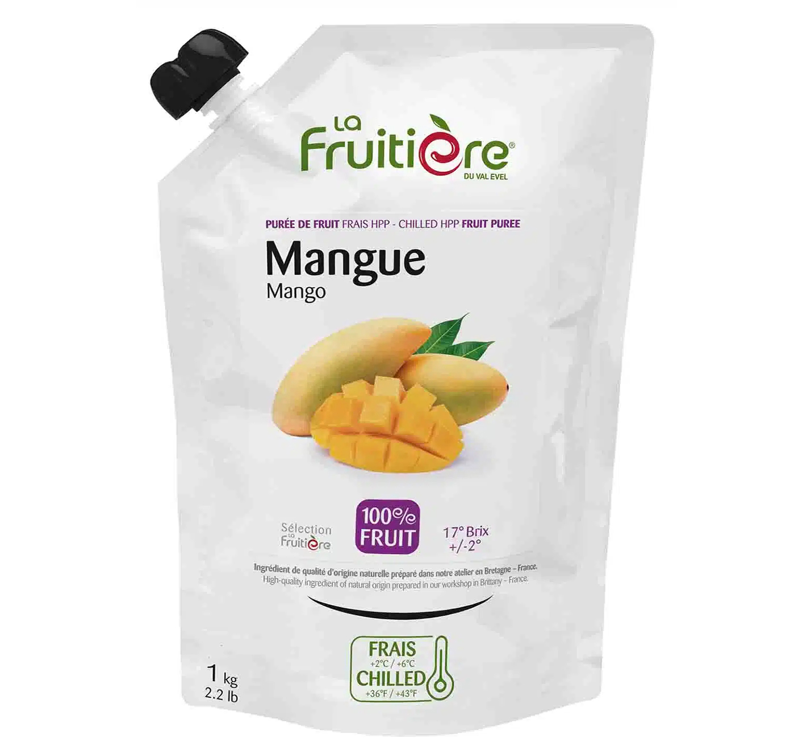 FRUCHTPÜREE MANGO FRISCH 1kg FRUITIERE